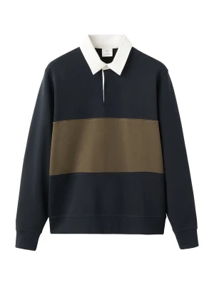 Foto van product MANGO MAN Sweatshirt 'PETERB' navy / kaki / wit