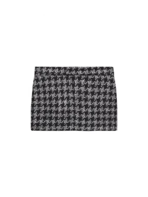 Foto van product MANGO Rok 'Dalia' grijs / zwart