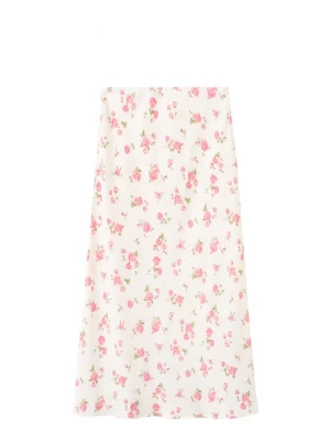 Foto van product MANGO Rok 'KENDALY' groen / rosa / lichtroze / wit