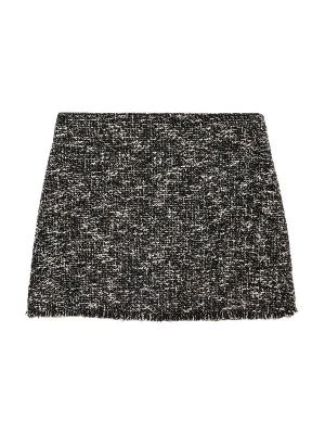 Foto van product MANGO Rok 'Salt' grijs / zwart / wit