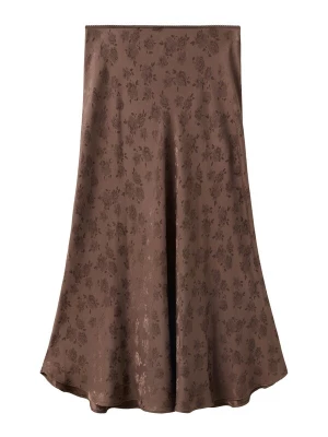Foto van product MANGO Rok 'TAMARY' bruin / chocoladebruin