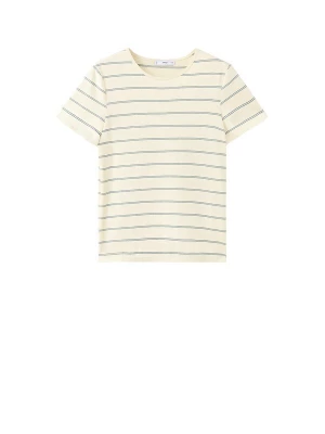 Foto van product MANGO Shirt 'ANCLI' lichtgeel / groen