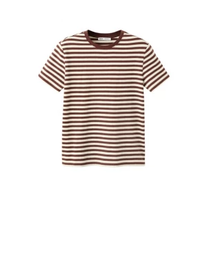 Foto van product MANGO Shirt 'JAZMIN' ecru / bruin