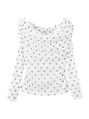 Foto van product MANGO Shirt 'NEVADO' zwart / wit