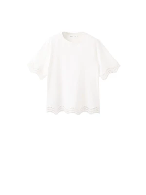 Foto van product MANGO Shirt 'Ona' wit