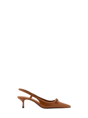 Foto van product MANGO Slingpumps 'SUSA' cognac