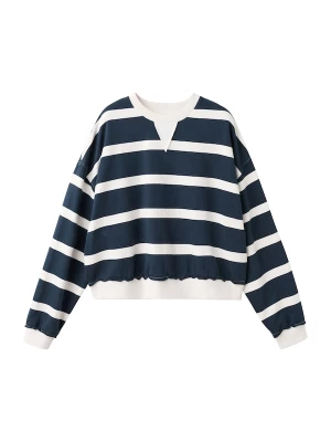 Foto van product MANGO TEEN Sweatshirt 'Marea' navy / wit