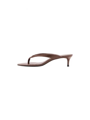 Foto van product MANGO Teenslipper 'Back' bruin
