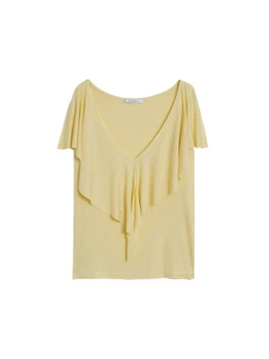 Foto van product MANGO Top 'Marques' pasteelgeel