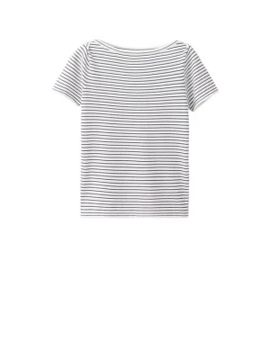 Foto van product MANGO Trui 'ZEBRA' navy / wit