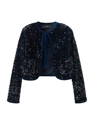 Foto van product MANGO Tussenjas 'XTURNER' navy / zilver
