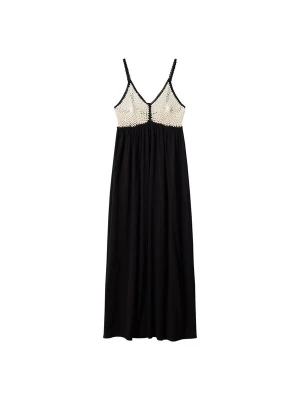 Foto van product MANGO Zomerjurk 'Eva' zwart / offwhite