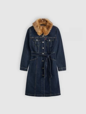 Foto van product Mantel Levi's donkerblauw denim