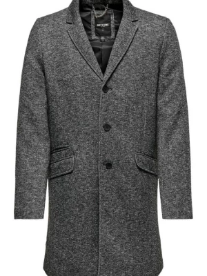 Foto van product Mantel Only & Sons donkergrijs gemêleerd