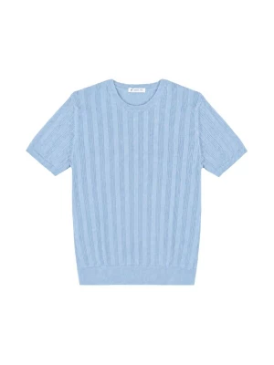 Foto van product Manuel Ritz Shirt 'T-SHIRT M / M IN FILO' cyaan blauw