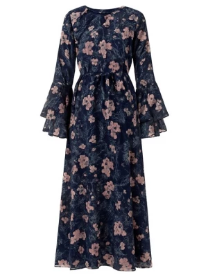 Foto van product MANUKA Jurk beige / blauw / oudroze / zwart