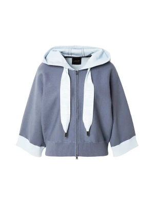 Foto van product Marc Cain Gebreid vest lichtblauw / basaltgrijs / wit