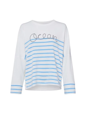 Foto van product Marc Cain Sweatshirt hemelsblauw / wit
