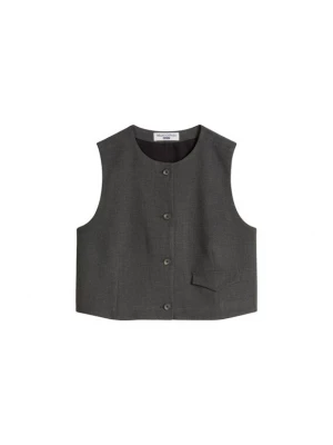 Foto van product Marc O'Polo DENIM Gilet grijs gemêleerd