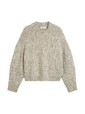 Foto van product Marc O'Polo DENIM Oversized trui brokaat / wolwit