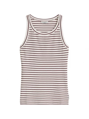 Foto van product Marc O'Polo DENIM Top bruin / wit