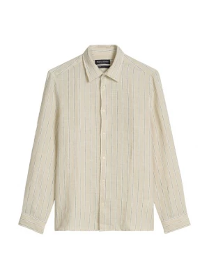 Foto van product Marc O'Polo Overhemd beige / donkergrijs / wit