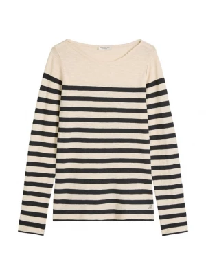 Foto van product Marc O'Polo Shirt beige / donkerblauw
