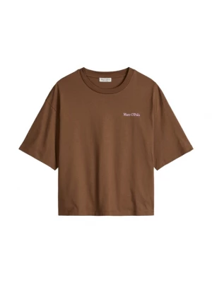 Foto van product Marc O'Polo Shirt donkerbruin / wit
