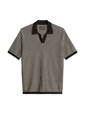 Foto van product Marc O'Polo Shirt lichtbeige / zwart