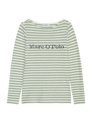 Foto van product Marc O'Polo Shirt lichtgroen / donkergroen / wit