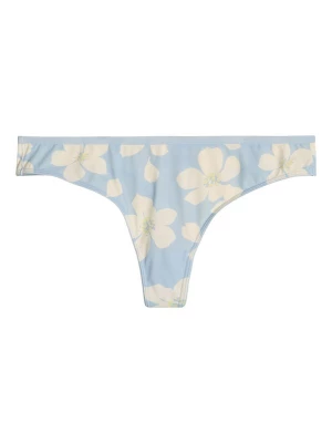 Foto van product Marc O'Polo String ' Poetic Bloom ' crème / lichtblauw