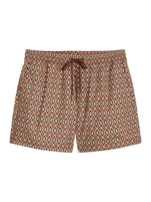 Foto van product Marc O'Polo Zwemshorts ' Woven ' blauw / bruin / cappuccino / oranje