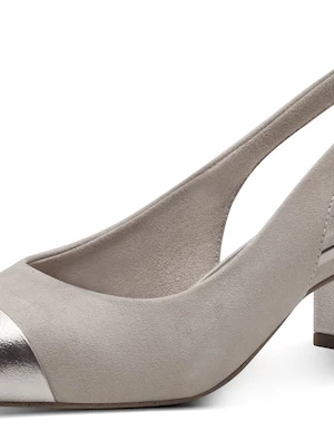 Foto van product MARCO TOZZI Slingpumps taupe / zilver