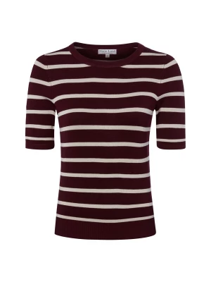 Foto van product Marie Lund Shirt bordeaux / wit