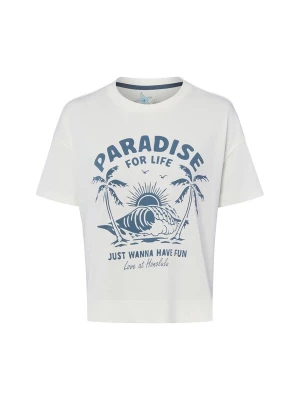 Foto van product Marie Lund Shirt ' Paradise ' ecru / navy