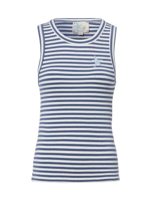 Foto van product Marie Lund Top blauw / wit