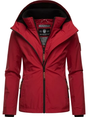 Foto van product MARIKOO Functionele jas 'Erdbeere' bruin / donkerrood / zwart