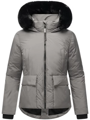 Foto van product MARIKOO Winterjas grijs / zwart
