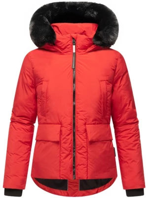 Foto van product MARIKOO Winterjas rood / zwart