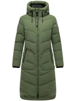 Foto van product MARIKOO Wintermantel 'Benikoo' groen / zwart