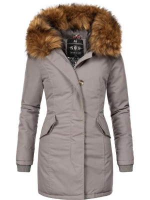 Foto van product MARIKOO Winterparka 'Karmaa' chamois / grijs