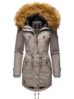 Foto van product MARIKOO Winterparka 'La Viva' lichtbruin / grijs
