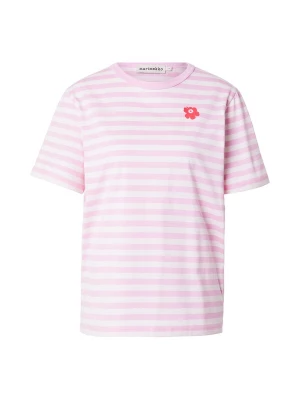 Foto van product Marimekko Shirt 'Tasaraita Unikko' fuchsia / lichtroze / wit