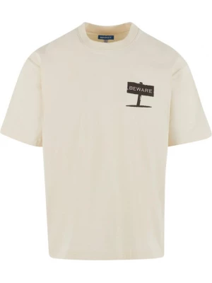 Foto van product MARKET Shirt 'Beware Pet' ecru / zwart