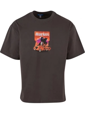 Foto van product MARKET Shirt 'Burllrider' lichtblauw / lila / rood / zwart