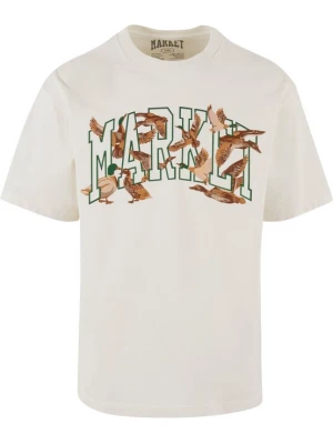 Foto van product MARKET Shirt 'Duck Pond' ecru / bruin / donkergroen