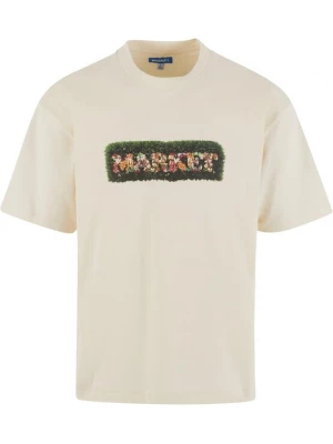 Foto van product MARKET Shirt 'Hedges' camel / ecru / groen / oudroze