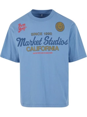 Foto van product MARKET Shirt 'Pure Gold' blauw / mosterd / rood