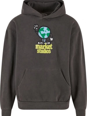 Foto van product MARKET Sweatshirt 'World Peace' lichtblauw / smaragd / zwart / wit