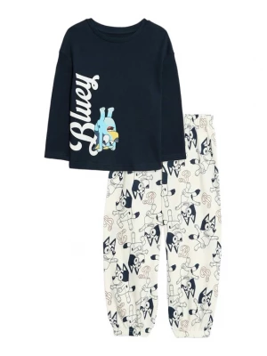 Foto van product Marks & Spencer Nachtkledij 'Bluey™' navy / lichtblauw / lichtgeel / wit